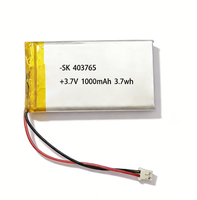 Batterie SUNKING 403765 pleine capacité 1000 mAh 500 cycles pour tablette, lampe, projecteur, haut-parleur, certifiée CE, protection complète NMC
