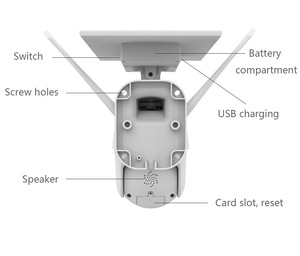 8MP Solar-Powered CCTV <strong>Camera</strong> Outdoor <strong>Security</strong> Wireless <strong>PTZ</strong> 4G SIM Card Alarm Wide-Angle Pan-Tilt CMOS <strong>IP</strong> Cloud 1-Year - Product Image 2