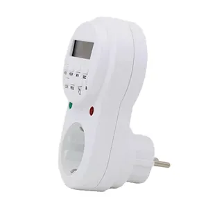 Euro UK US Plug Digital Weekly Programmable Electrical Wall Plug-in Power Socket Timer Switch Outlet Time Clock 220V/110V
