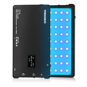 Lampe vidéo <span class=keywords><strong>LED</strong></span> RGB de poche <span class=keywords><strong>YONGNUO</strong></span> YN135, éclairage photo 3200-5600K avec écran OLED et griffe froide, prix de gros - Product Image 3