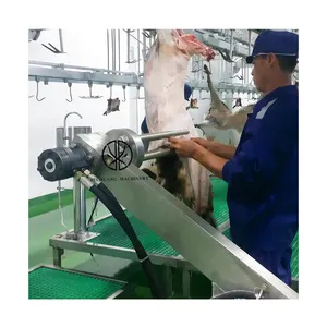 Solution Complete Abattoir Machine Pneumatic Control System Goat Skinning Machine For Mutton Meat Processing Slaughter Equipment