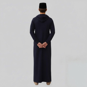 Fournisseur Malaisien Raya 2025 Moden Jubah Femme Plissé Sans Repassage Tricoté Sejuk Coupe Classique S-5XL En Stock B2B Automne - Product Image 5