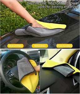 Cheap Household <strong>Micro</strong> <strong>Fibre</strong> Cleaning Cloth Microfiber Coral Fleece Towel Car Wash Cleaning <strong>Clothes</strong> For Kitchen - Product Image 5