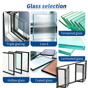 Fenêtre coulissante pliante en PVC-U avec moustiquaire magnétique, porte de séparation en verre à cadre étroit, pour salle de bain et cuisine - Product Image 4