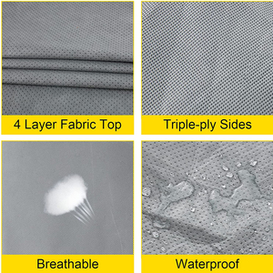 Heavy Duty impermeable resistente a las roturas Anti-UV autocaravana Camper cubierta a prueba de viento 24-27 'cubierta de remolque de <span class=keywords><strong>viaje</strong></span> - Product Image 6