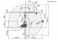 Lengan Robot 6-Axis KUKA KR 10 R1100-2 Serbaguna dengan Beban Angkut 10kg dan Jangkauan 1101mm untuk Penanganan Material, Perakitan, dan Otomatisasi