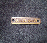 Plaque signalétique OEM en laiton massif texturé, plaqué or, gravée, pour artisanat, mobilier, décoration intérieure, marque BBT
