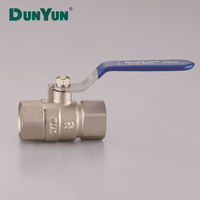 Vanne à boisseau sphérique en laiton forgé à chaud, personnalisable en usine, avec levier allongé et filetage femelle pour eau, gaz, huile, OEM ODM