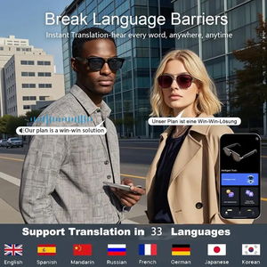 [Traduction IA] Lunettes Intelligentes Transfrontalières GS17 : Contrôle Tactile, Chargement Magnétique, Écoute Musicale, Appels Téléphoniques - Product Image 6
