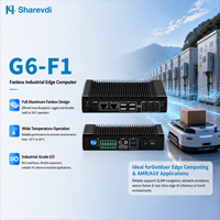 Mini PC de Computación de Borde con IA RK3588 6-32TOPS NPU 8 Núcleos 64 bits, LAN Gigabit Dual, 3*COM, GPIO de 4 pines, 2*CAN, Módulo 4G/5G Integrado