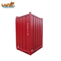 Conteneur maritime mini de 5 pieds (1,5 m) conforme à la norme DNV 2.7-1 avec filet de chargement, à vendre à Dalian et Qingdao