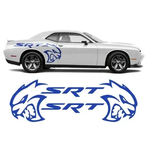 Autocollants <span class=keywords><strong>de</strong></span> voiture pour Dodge Charger Challenger SRT Caliber Durango Avenger Dart, autocollants latéraux pour jantes et portes, accessoires <span class=keywords><strong>de</strong></span> tuning - Product Image 4