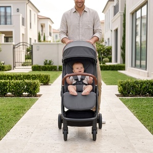 Cochecito Plegable Automático OEM ODM, Portabebés, Cochecito para Niños Pequeños, Asiento de Auto para Recién Nacidos, Cochecito de Viaje 3 en 1, Cochecito Compacto para Bebés - Product Image 1