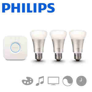 <span class=keywords><strong>Philips</strong></span> <span class=keywords><strong>ampoule</strong></span> <span class=keywords><strong>led</strong></span> éclairage intelligent e27 <span class=keywords><strong>ampoule</strong></span> à vis maison source de lumière à économie d'énergie télécommande - Product Image 5