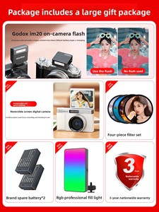 Appareil photo numérique hybride compact d'entrée de gamme EOS R100 avec objectif optique 18-45 mm, capteur CMOS et écran SD de 2 à 3 pouces - Product Image 2