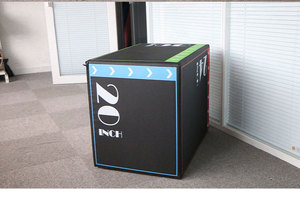 Box per Salto Pliometrico 3 in 1 Antiscivolo in PVC con Logo Personalizzato, Morbido in Schiuma 30" X 24" X 20" per Allenamento Fitness Completo - Product Image 6