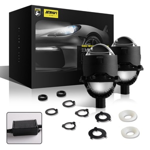 SANVI S8 2.5 Inch 38W 5500k Bi <b>Led</b> <b>Projector</b> Lens Headlight for Universal Car Super Bright Motorcycle <b>Led</b> Headlight Upgrading - Product Image 5