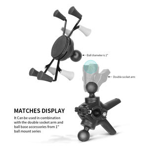 VINmounts Base Doble 1", Abrazadera de Resorte Rápida, para RAM, Camiones, Bicicletas, GPS, Manillar & Escritorio - Product Image 3