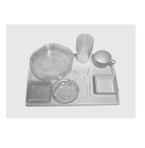 White or Transparent Plastic <b>Knives</b> Strong, Comfortable, and <b>Safe</b> Utensils for Eating Ready to Export from Vietnam - Product Image 1