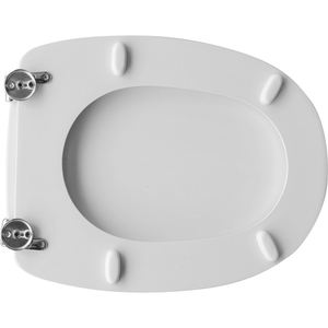 Copriwater Catalano Tissi Moderno Europeo Bianco a Sgancio Rapido in Materiale Urea & UF Design a V per Bagno - Product Image 2