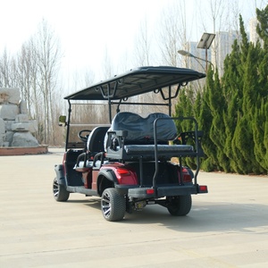 Jiangge 48v 6 인용 고속 스틸 전기 골프 카트 5kw 모터 리프터 포함 - Product Image 5