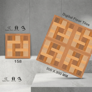 Azulejos de Piso Cerámicos Digitales Rústicos 3D de 30x30cm, Marca Vistaar, Acabado Mate, Diseño Moderno - Product Image 2