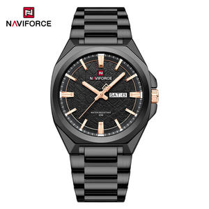 NAVIFORCE 9273 New Fashion Niche Men's Quartz Watch Waterproof Night <b>Light</b> Weekly Calendar Business <b>Work</b> Mens Watch reloj hombre - Product Image 1