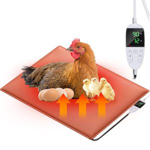 Coussin chauffant pour poulets avec cordon anti-morsure, température réglable et affichage du minuterie - Product Image 1