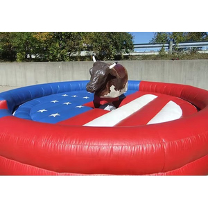 Toro Mecánico Inflable <span class=keywords><strong>de</strong></span> Alta Calidad, Precio con Descuento, PVC <span class=keywords><strong>de</strong></span> Alta Resistencia, Capacidad <span class=keywords><strong>de</strong></span> 100 kg, Fácil <span class=keywords><strong>de</strong></span> Instalar, en Venta - Product Image 1