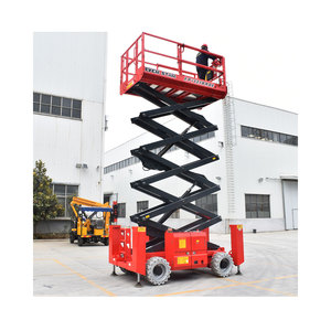 Plataforma Elevatória Elétrica Autopropelida Tipo Tesoura Hidráulica, Elevador Móvel Personalizável de Novo Design para Venda - Product Image 2