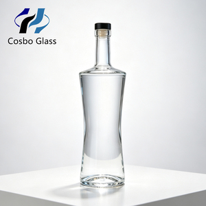 Bouteille en verre ronde lisse de 500 ml à haute transmittance, best-seller, vide, pour <span class=keywords><strong>gin</strong></span> et <span class=keywords><strong>cognac</strong></span> - Product Image 3