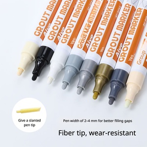 Stylo <span class=keywords><strong>marqueur</strong></span> de coulis 8 couleurs, étanche, pour réparation et restauration des joints de carrelage de salle de bain, cuisine, sol et mur - Product Image 5