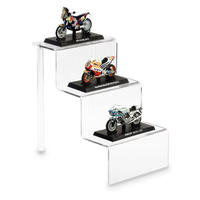 Présentoirs en acrylique transparent à 3 niveaux personnalisés pour collection