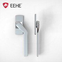 Fenêtre inclinable et tournante en aluminium à isolation thermique EEHE Fenêtres à battant en aluminium à triple vitrage