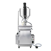 Machine de remplissage semi-automatique de mélangeur de réchauffeur de cire de crème liquide de shampooing cosmétique visqueux