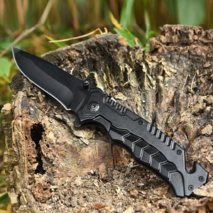 Set di Coltelli Pieghevoli in Acciaio Inox per Campeggio, Strumento Tattico di Sopravvivenza e Autodifesa per Emergenze - Product Image 6