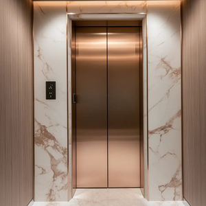 Ascenseur de villa moderne autonome sans engrenages ni shaft, à traction en aluminium, pour 4 personnes, résidentiel, en PVC, pour hôtels et appartements - Product Image 3