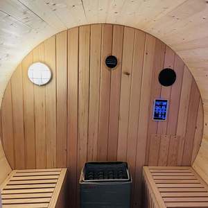 เตาไฟฟ้าสำหรับห้องซาวน่าอบไอน้ำในสวนเรดวูดแบบเรียบง่ายและใช้งานได้จริง1-6คน - Product Image 6
