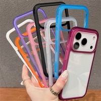 Coques de téléphone antichoc hybrides TPU PC avec coussin d'air tendance pour iPhone 18 17 16 Pro Max