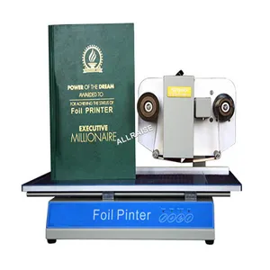 Máquina de estampagem impressora de calor, impressora digital de folha de ouro máquina de estampagem quente para couro