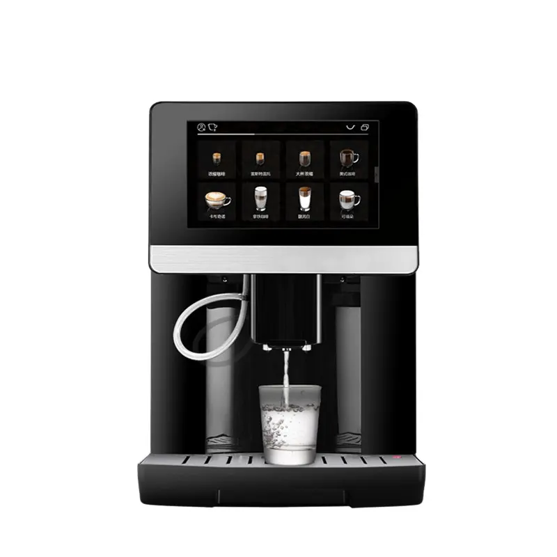 Touch Screen Display Professional Smart Household Electric Commercial Fully Automatic Espresso Coffee Maker Machine