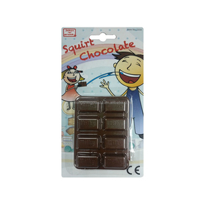 Jouet en plastique écologique de haute qualité, cube de chocolat à eau, blague fantaisie, gags, éclaboussures à fort impact, à presser, certifié EN71 - Product Image 4