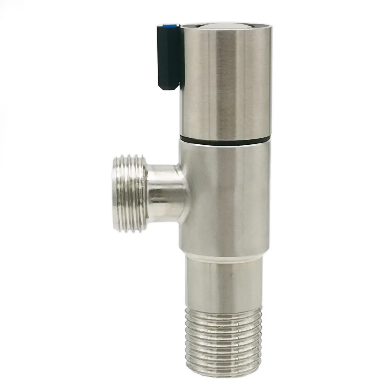 Wholesale Stainless Steel Chromed Brass Angle Valve Bathroom Brushed Nickel Water Stop Valve