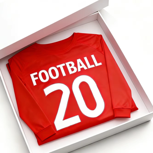 Maßgeschneiderte Großhandels-Nationalmannschaft Fan-Spieler Retro Thai-Version Fußballtrikot Atmungsaktiv Kurzarm DIY S-4XL - Product Image 1