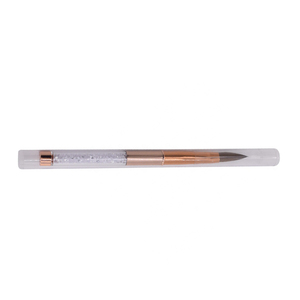 Pinceau à ongles en acrylique avec manche en métal, design classique haut de gamme, tailles personnalisables, poils Kolinsky, pinceau à ongles pour salon de manucure - Product Image 6