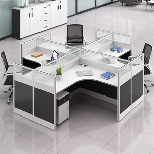 <span class=keywords><strong>2025</strong></span> hiện đại Modular nội thất văn phòng tùy chỉnh OEM Máy Trạm bàn nhà máy trực tiếp mở nhân viên văn phòng phân vùng - Product Image 2