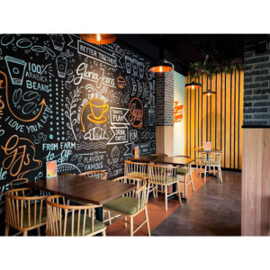 Tipo de ocio de negocios Café F & B Solución Té alto Equipo de cocina comercial Restaurante Cafetería Material de acero inoxidable - Product Image 2
