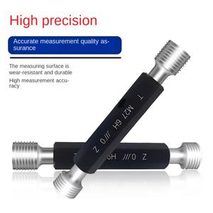 स्टेनलेस स्टील आंतरिक धागे का पता लगाने वाले द्रव्यमान दांत प्लग गेज 6h मीट्रिक मानक स्टॉप गेज M3m4m5m6m8M1012 माप - Product Image 5