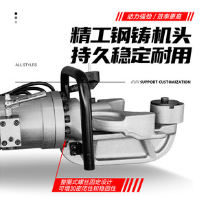 Máquina Eléctrica Portátil para Doblar Varillas de Acero al Carbono con Motor, Componentes Centrales, Operación Manual, Uso en Obras de Construcción - Product Image 2