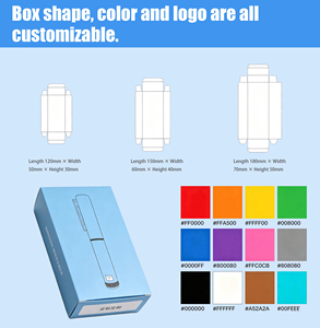 Reusable Metal Injection <b>Pen</b> with Custom Logo <b>Box</b> and Durable Eco-Friendly Cartridge Delivery Design - Product Image 3
